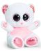 Плюшена играчка Keel Toys Animotsu - Мече, розово, 15 cm - 1t