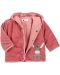 Плюшено бебешко палтенце за момиче Sterntaler - 62 cm, 4-5 месеца, розово - 1t