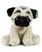Плюшена играчка Rappa Еко приятели - Куче Мопс, 30 cm - 3t