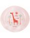 Пластмасова чиния Canpol - Africa, розова - 1t
