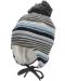 Плетена бебешка шапка Sterntaler - На райе, 49 cm, 12-18 месеца - 1t