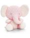Плюшена бебешка играчка Keel Toys Baby Keel - Слонче, розово,15 cm - 1t