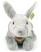 Плюшена играчка Rappa Еко приятели - Сиво зайче, 33 cm - 3t