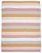 Плетено одеяло Mamas & Papas, 70 х 90 cm, Multi Stripe Pink - 2t