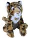 Плюшена играчка Rappa Еко приятели - Леопард, седящ, 30 cm - 1t