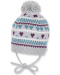 Плетена шапка с пискюл Sterntaler - 49 cm, 12-18 месеца - 1t