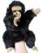 Плюшена играчка Rappa Еко приятели - Кукла за театър, маймунка, 28 cm - 2t