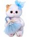 Плюшена играчка Budi Basa - Коте Ли-Ли бебе, с кукла Малвина, 20 cm - 1t