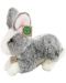 Плюшена играчка Rappa Еко приятели - Зайче с розови уши, стоящо, 23 cm - 1t