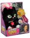Плюшена играчка Shimmer Stars - Блестящо коте, Черен диамант - 2t