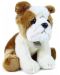Плюшена играчка Rappa Еко приятели - Куче Булдог, седящ, 26 cm - 1t