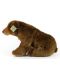 Плюшена играчка Rappa Еко приятели - Кафява мечка, седяща, 40 cm - 3t