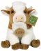 Плюшена играчка Rappa Еко приятели - Крава, седяща, 18 cm - 2t