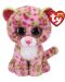 Плюшена играчка TY Toys Beanie Boos - Розов леопард Lаiney, 15 cm - 1t