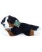 Плюшена играчка Rappa Еко приятели - Куче Бернски зененхунд, лежащо, 23 cm - 3t