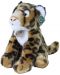 Плюшена играчка Rappa Еко приятели - Леопард, седящ, 30 cm - 2t
