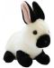 Плюшена играчка Silky - Зайче, 18 cm, черно/бяло, асортимент - 1t