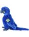 Плюшена играчка Rappa Еко приятели - Папагал синя Ара, 25 cm - 2t