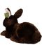 Плюшена играчка Rappa Еко приятели - Кафяво зайче, стоящо, 36 cm - 4t