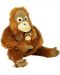 Плюшена играчка Rappa Еко приятели - Орангутан 28 cm, бебе 15 cm  - 2t