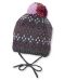 Плетена зимна шапка за момичета Sterntaler - 49 cm, 12-18 месеца - 1t