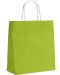 Подаръчна торбичка Giftpack - 35 x 14 x 40 cm, с усукани дръжки, светлозелена - 1t