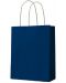 Подаръчна торба S. Cool - крафт, синя, L, 12 броя - 1t