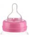 Полипропиленово шише за хранене с широко гърло с биберон Zizito - Little Angel, розово, 125 ml - 3t