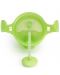 Преходна чаша с дръжки Munchkin - Click Lock Weighted Straw, зелена - 4t