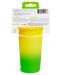 Преходна чаша Munchkin - Miracle 360° Colour Change, 255 ml, жълта - 7t