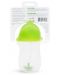 Преходна чаша със сламка Munchkin - Click Lock Weighted Straw, 285 ml, зелена - 6t