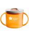 Преходна чаша Tommee Tippee - First cup, 4 м+, 190 ml, оранжева - 2t
