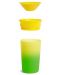 Преходна чаша Munchkin - Miracle 360° Colour Change, 255 ml, жълта - 5t