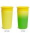 Преходна чаша Munchkin - Miracle 360° Colour Change, 255 ml, жълта - 3t