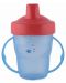 Преходна чаша с дръжки и твърд накрайник Lorelli Baby Care - 210 ml, Синя  - 1t