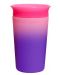 Преходна чаша Munchkin - Miracle 360° Colour Change, 255 ml, розова - 1t