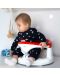 Противоплъзгаща седалка за баня и хранене BabyJem - Червена - 10t