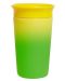 Преходна чаша Munchkin - Miracle 360° Colour Change, 255 ml, жълта - 1t