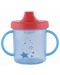 Преходна чаша с дръжки Lorelli Baby Care - 210 ml, Синя  - 1t