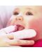 Ръкавица за чесане на зъбки BabyJem - Розова - 3t