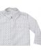 Риза Zinc - Бяла с бордо драски, 86 cm - 2t