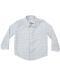 Риза Zinc - Бяла със сини драски, 92 cm - 1t