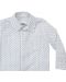 Риза Zinc - Бяла със сини драски, 68 cm - 2t