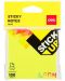 Самозалепващи листчета Deli Stick Up - EA02302, неон, жълти - 1t