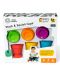 Сензорни играчки за баня Baby Einstein - Stack & Squish Cups - 4t