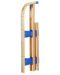 Сгъваема дървена шейна с облегалка - Zizito Olwen, синя - 8t