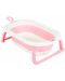 Сгъваема вана с дигитален термометър Cangaroo - Terra, pink - 1t