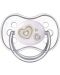 Силиконова залъгалка Canpol - Newborn Baby, 0-6 месеца, бяла - 1t