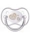 Силиконова залъгалка Canpol - Newborn Baby, 6-18 месеца, Сърчице - 1t