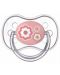 Силиконова залъгалка Canpol - Newborn Baby, 6-18 месеца, Цвете - 1t